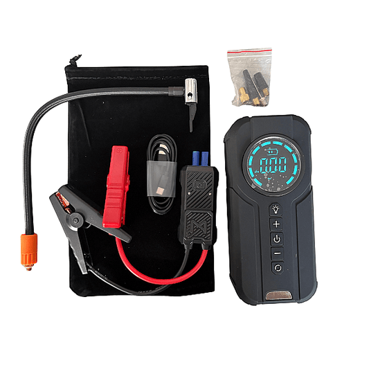 Starter Auto Portabil Cu Compresor 6000Mah Carmax