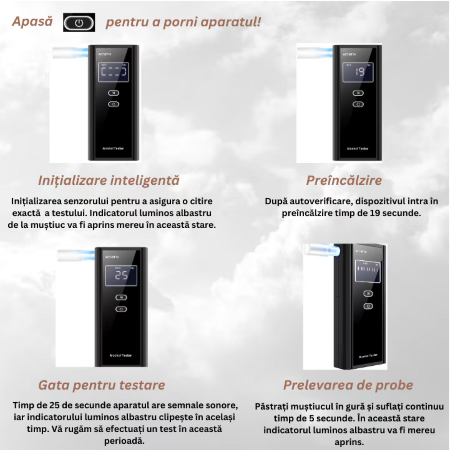 Tester Alcoolemie Digital Cu Accesorii (Copy)