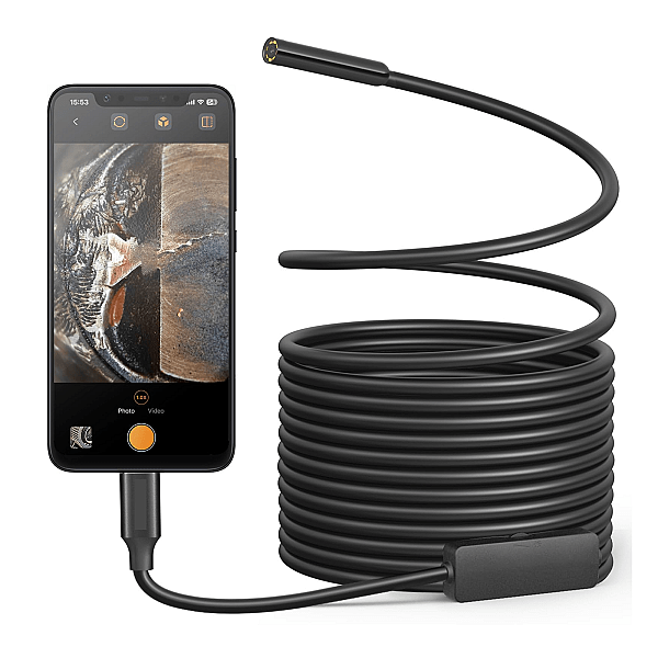 Endoscop pentru Android/IOS Cu Led Si Accesorii
