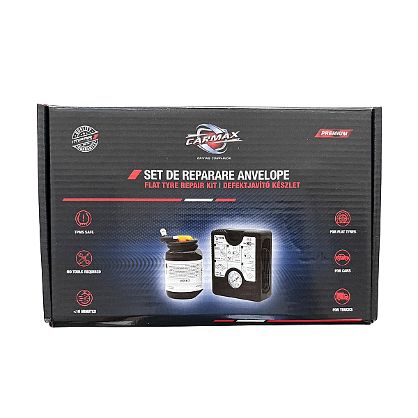Kit Compresor Cu Lichid Pt Reparare Pana - Carmax