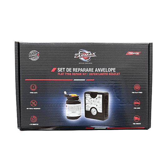 Kit Compresor Cu Lichid Pt Reparare Pana - Carmax