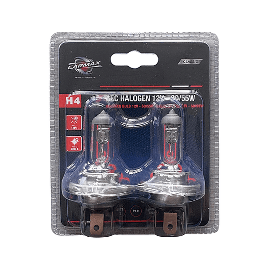 Set Bec 12V 55W H4 Carmax