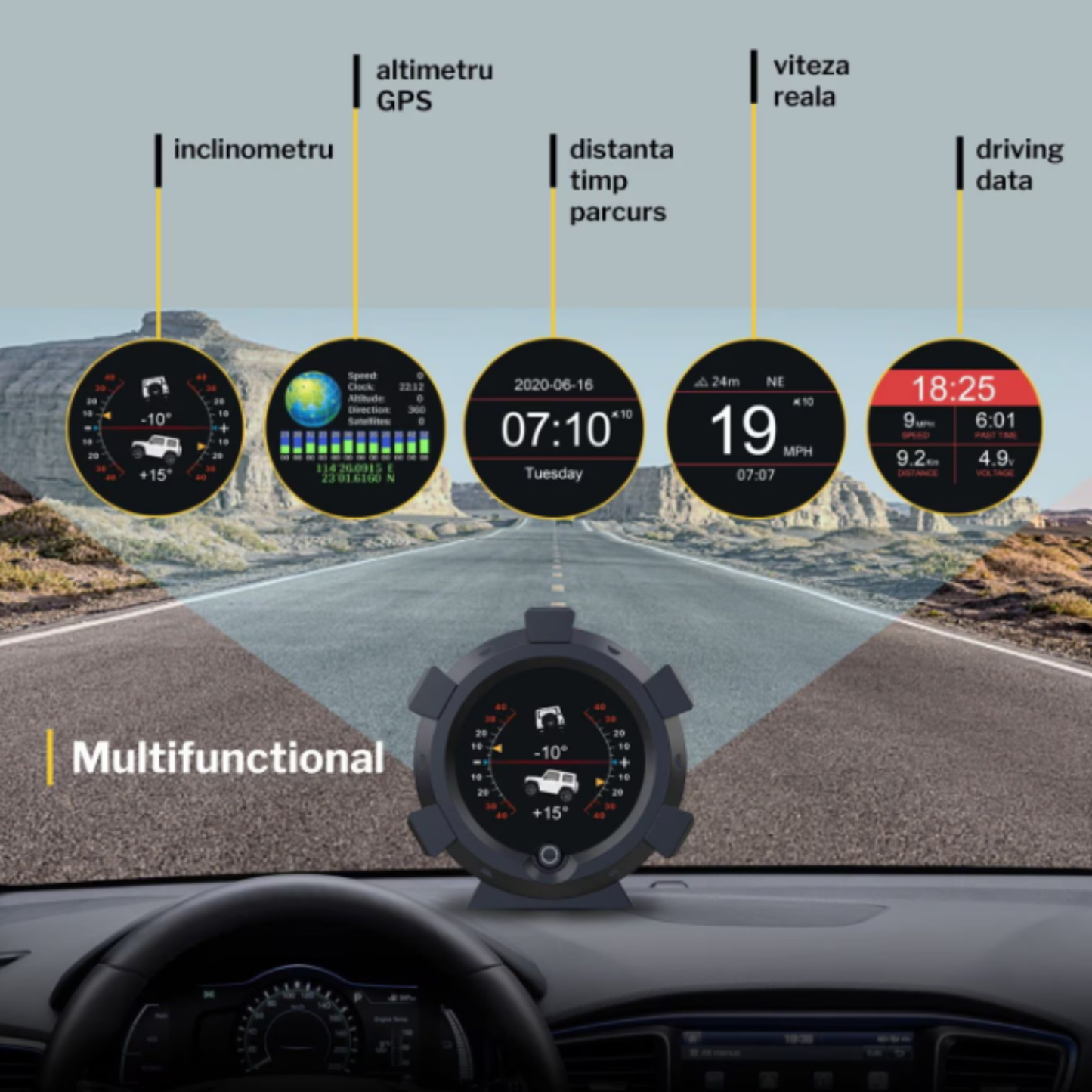 Head Up Display Offroad