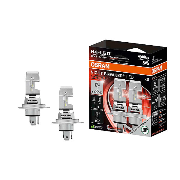 Osram Bec Led H4 Night Breaker Speed 450 DUOBOX