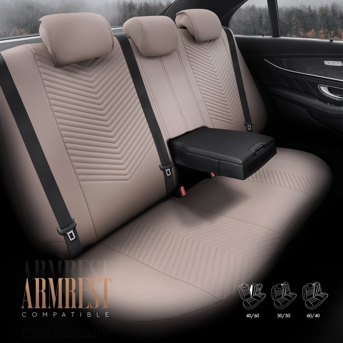 Set Huse Scaun OTOM Advanced Leather Bej