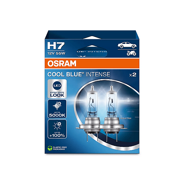 Osram Bec 55W/12V H7 Cool Blue Intense (NG) Duobox