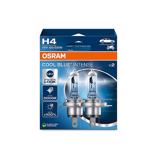 Osram Bec 60/55W 12V H4 Cool Blue Intense (NG) Duobox