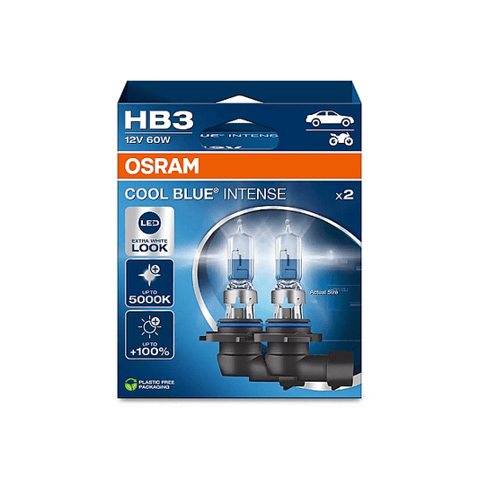 Osram Bec 60W/12V HB3 Cool Blue Intense (NG) Duobox