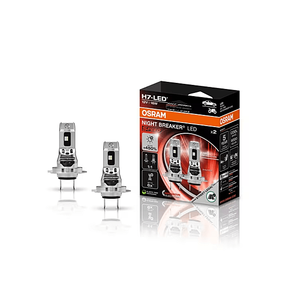 Osram Bec Led H7 Night Breaker Speed 450 Duobox