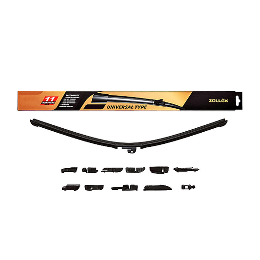 Stergator parbriz flexi cu 9 adaptoare 65cm Zollex