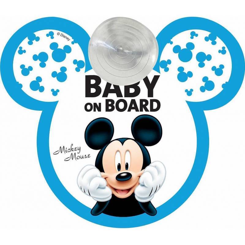 Semn de avertizare Baby on Board Michey