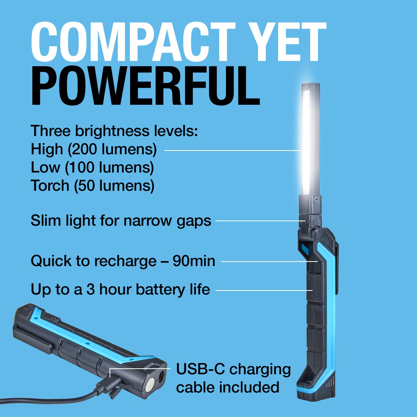 Ring Lampa Inspectie Pocket cu Led RIL86