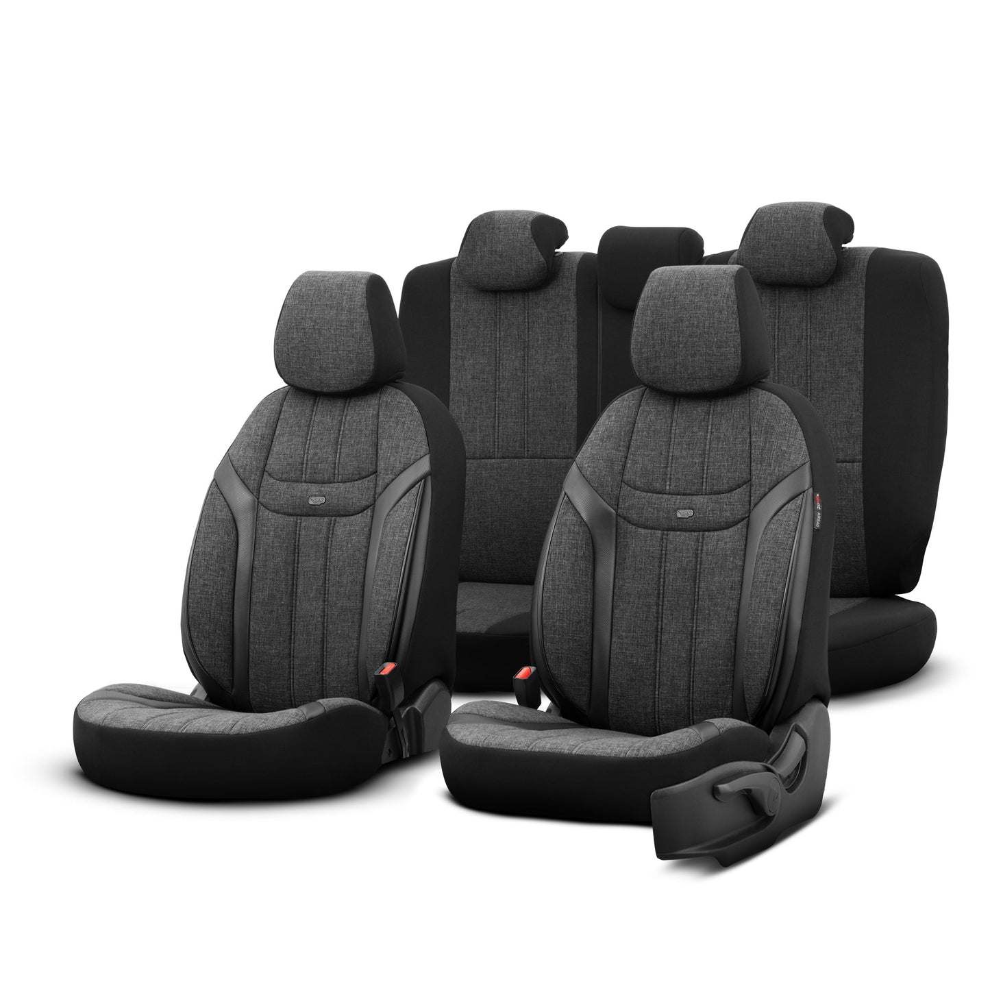 Set Huse Scaun Nissan Qashqai OTOM Swan Design Negru