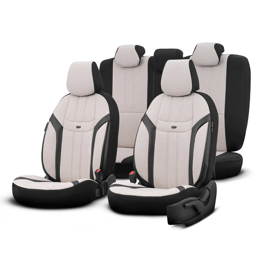 Set Huse Scaun VW Tiguan OTOM Swan Design Bej