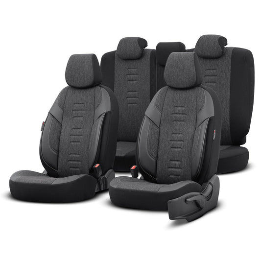 Set Huse Scaun Dacia Duster OTOM Throne Negru Smoked