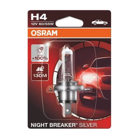 Bec 12V 60 55W H4 P43T Nb Silver Bl1 Osram