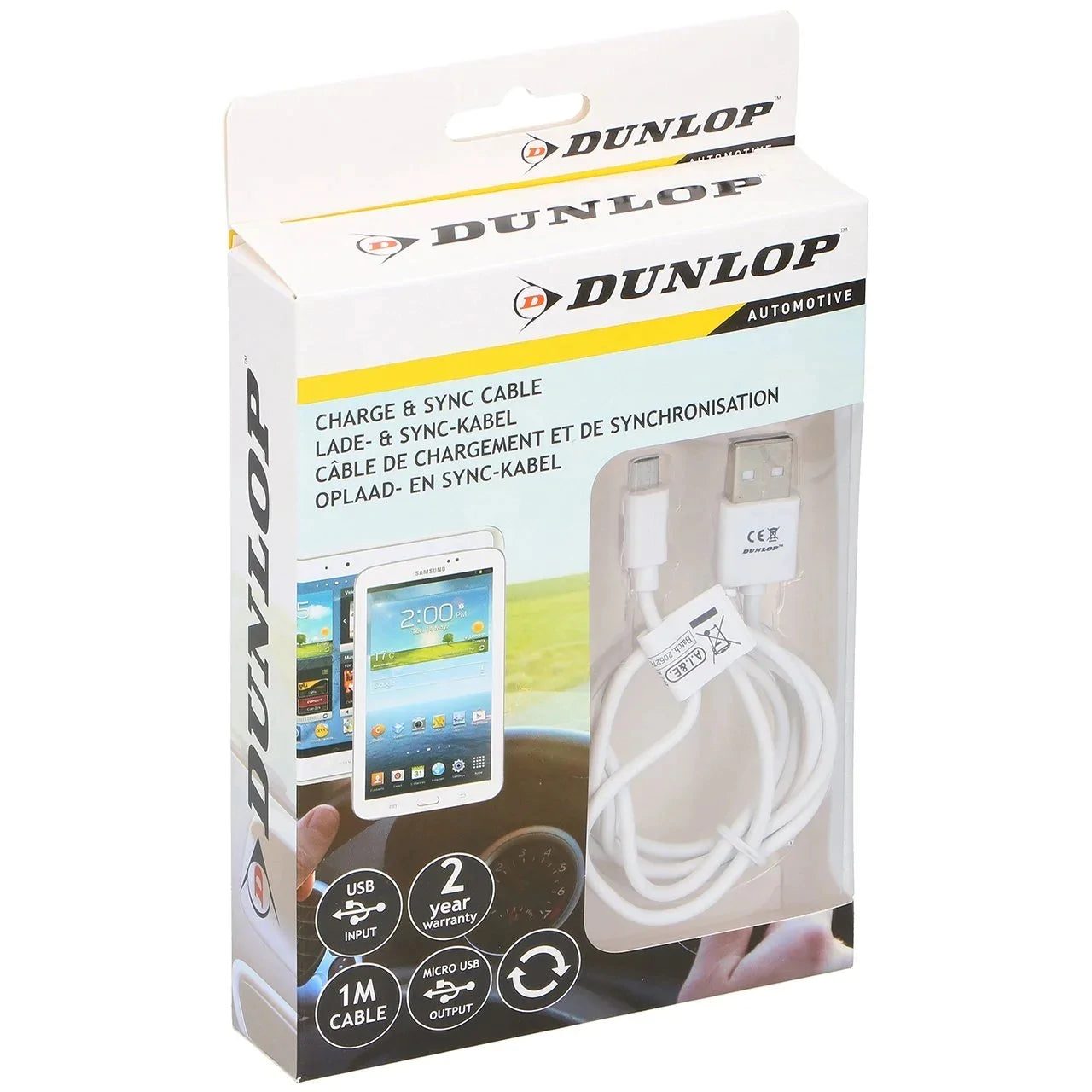 Dunlop-Cablu-Incarcare-Micro-Usb-1M