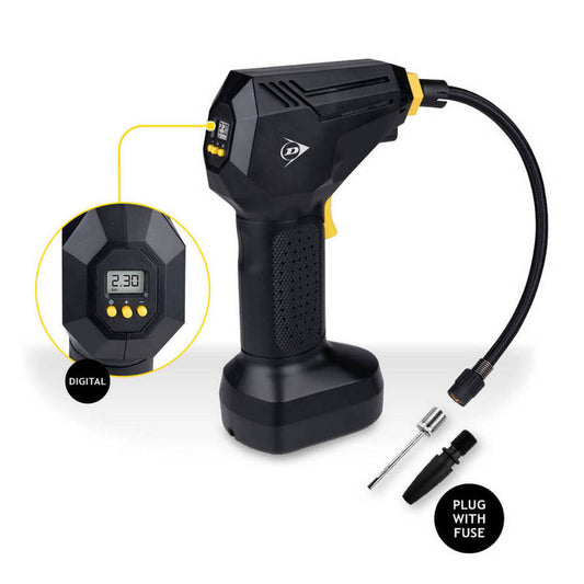 Dunlop Compresor Digital 12V 10Bar