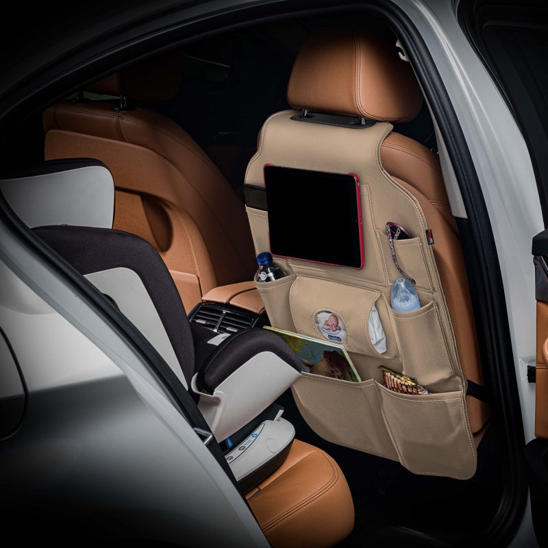 Protector Scaun Auto Cu Organizator Otom Bej