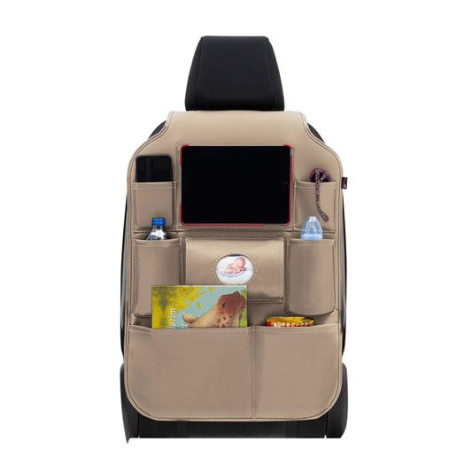 Protector Scaun Auto Cu Organizator Otom Bej